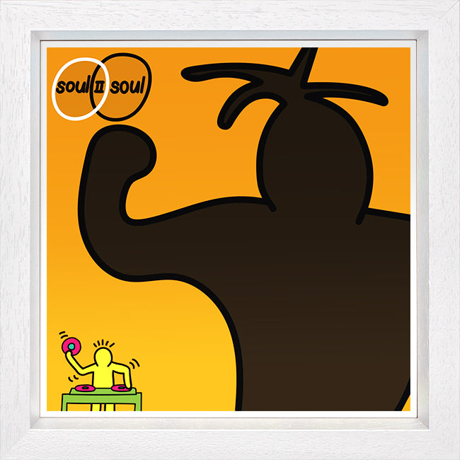 TBOY - 'Club Classics VOL:1  (Soul To Soul)' - Keith Haring 12" Album Series - Framed Limited Edition