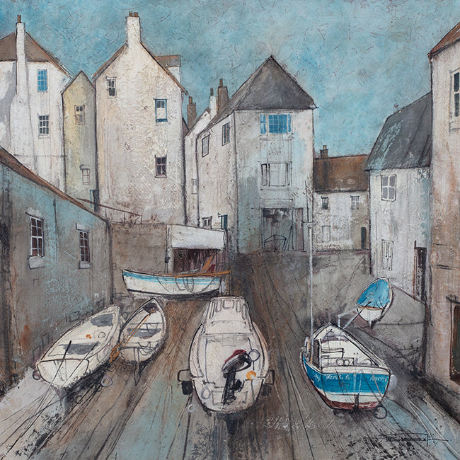Dale Bowen -  'Quayside I' - Framed Original Artwork