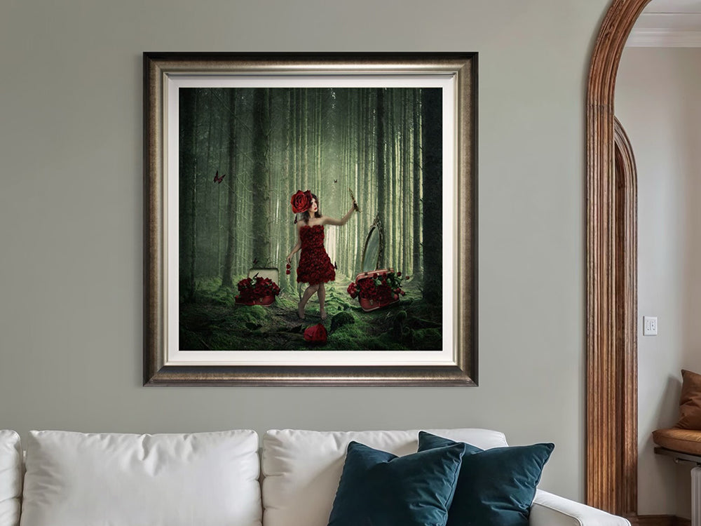 Michelle Mackie - 'With Rose Tinted Glasses' - Framed Limited Edition Art