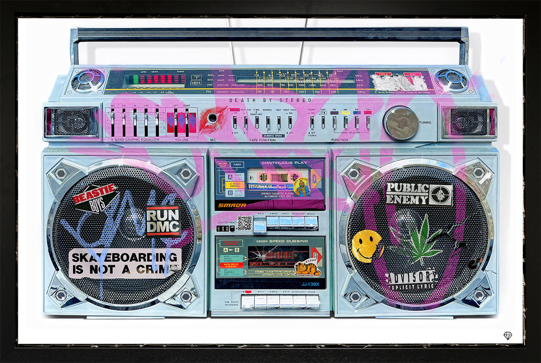 JJ Adams - 'Keepin' It Old Skool'  - Framed Original