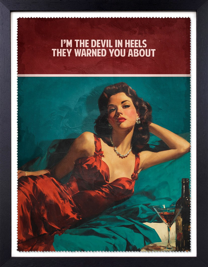 Sam Wolfe - 'The Devil In Heels' - Framed Limited Edition