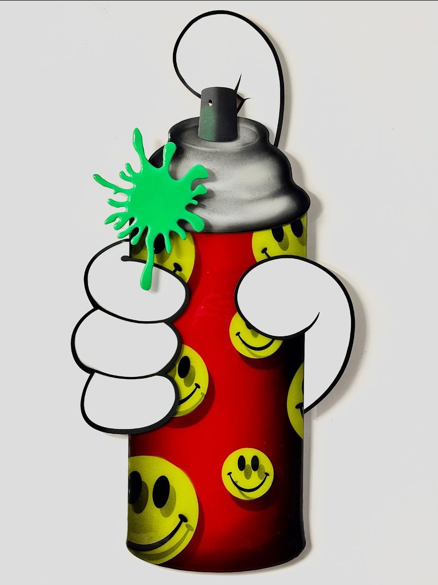 TBOY - 'Pop Can ( Red) - Original Artwork