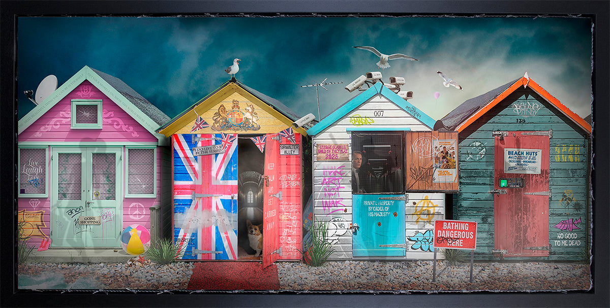 JJ Adams - 'Life's A Beach' - Framed Original Artwork