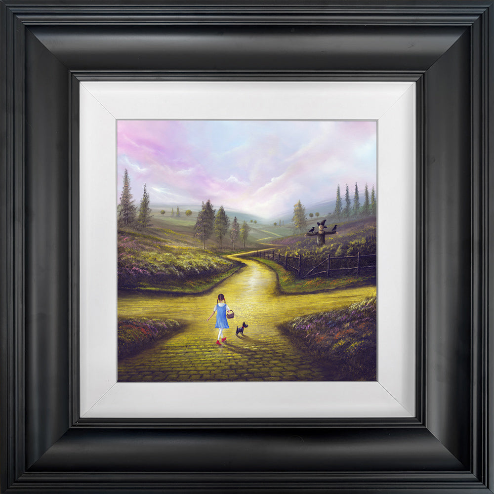 Danny Abrahams - 'Follow The Yellow Brick Road' Small - Framed Limited Edition