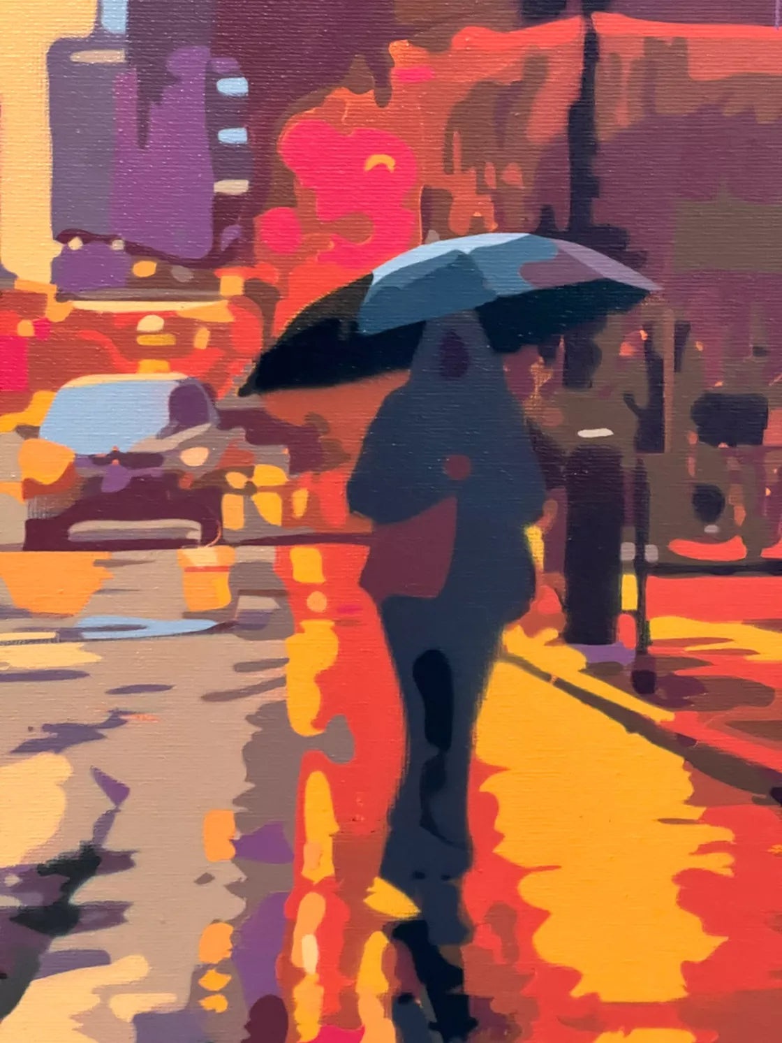Marco Barberio - 'New York City Rain #3' - Original Art