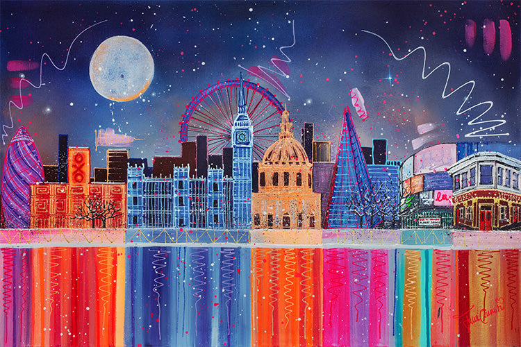 Julie Connor - 'Wish Upon A London Star' - Framed Original Artwork