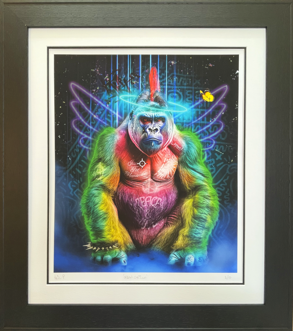 Neil Pengelly - 'Urban Gorilla' - Framed Limited Edition Print