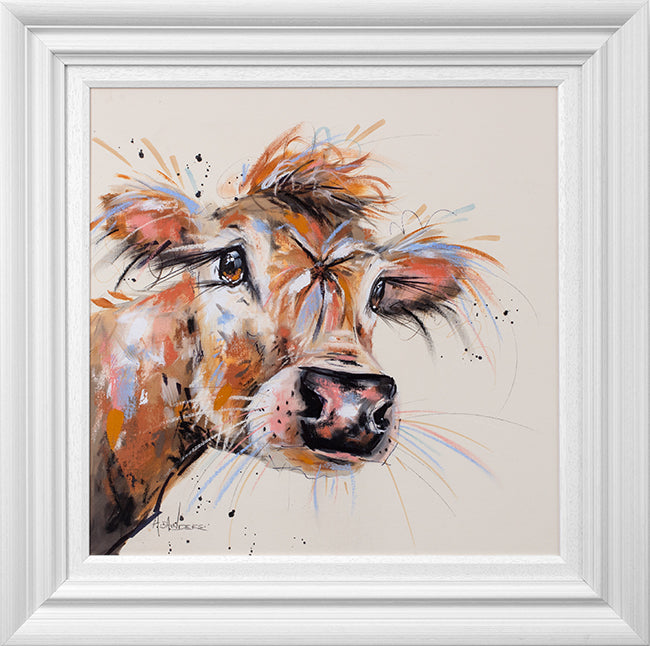 Ashley Saunders -  'Dairy Queen' - Framed Original Artwork