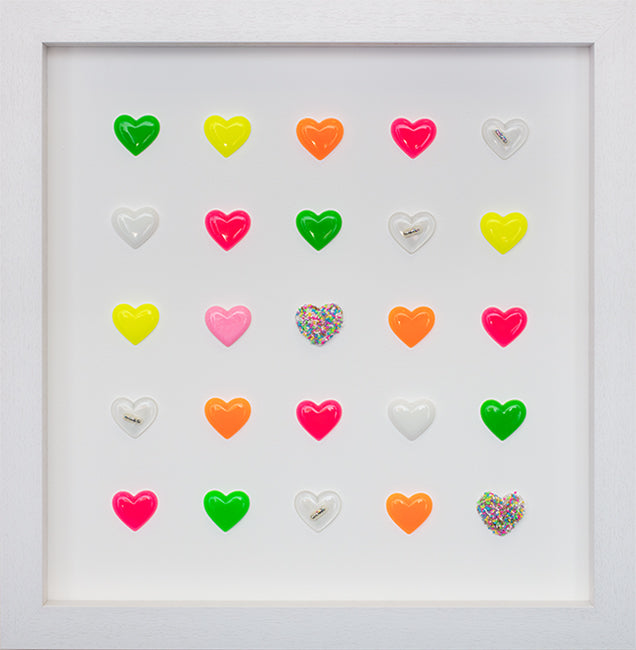 Dotty - 'Love Is The Drug II' - Framed Resin Installation