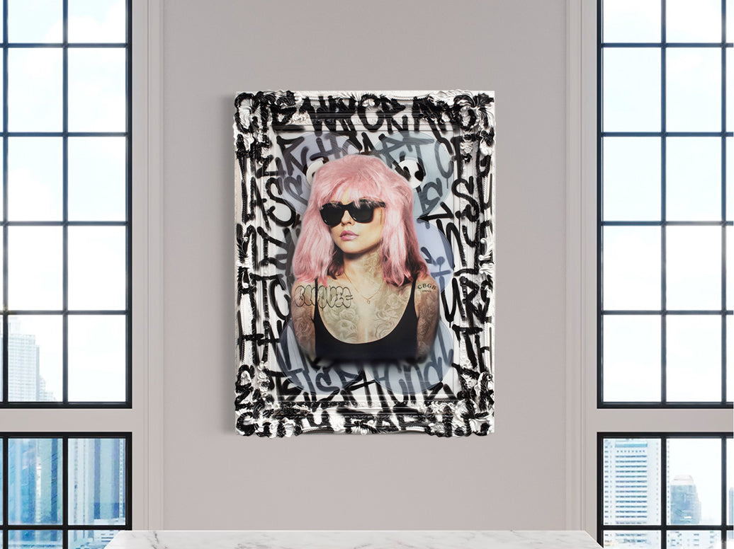 Ghost- 'Parallel Lines' - Framed Original Artwork