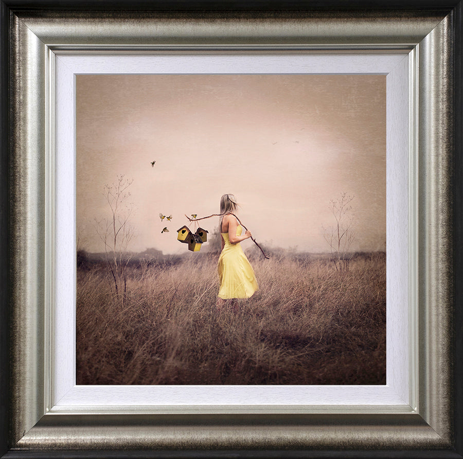 Michelle Mackie - 'Spring In Her Step' - Framed Limited Edition Art