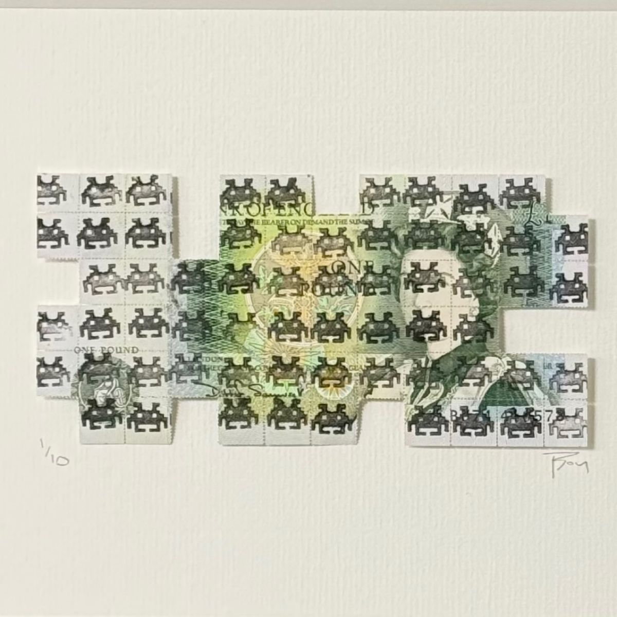 TBOY - 'Put It On The Tab' - Currency Collection - Framed Limited Edition