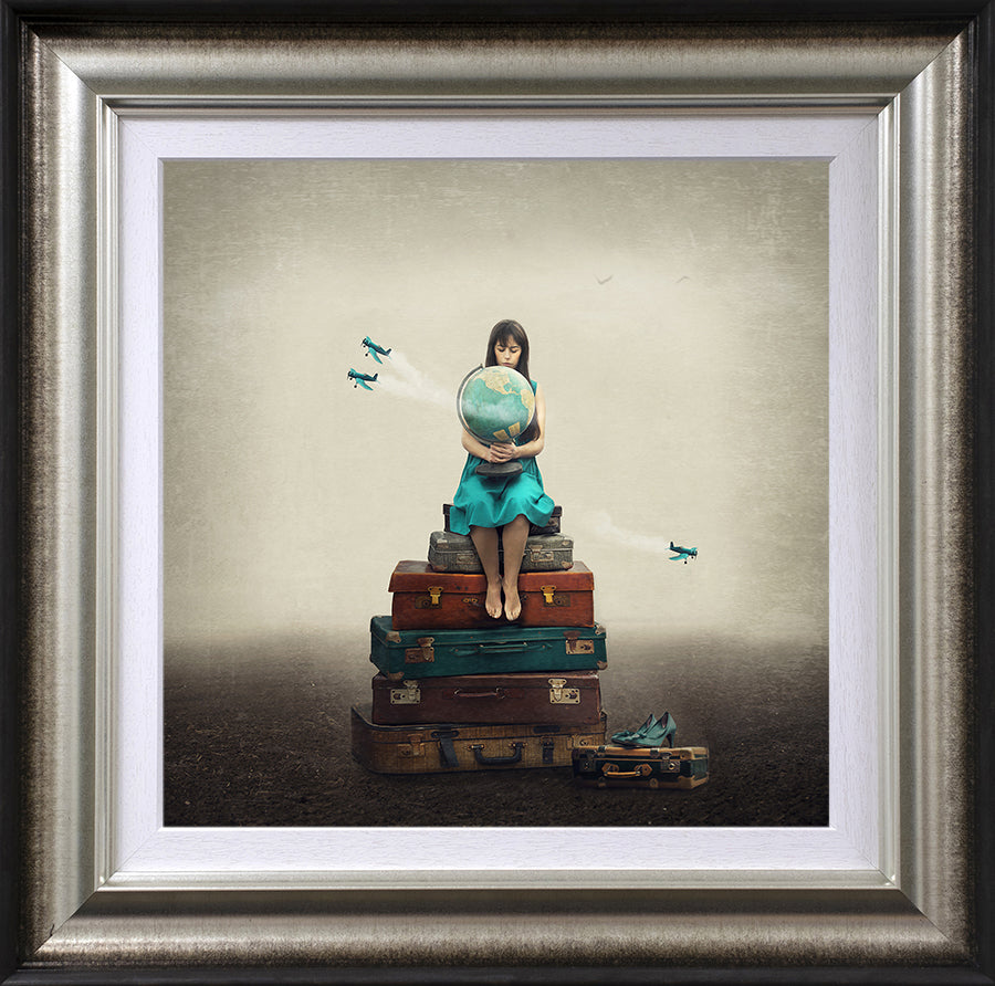 Michelle Mackie - 'Whole World, In Her Hands' - Framed Limited Edition Art