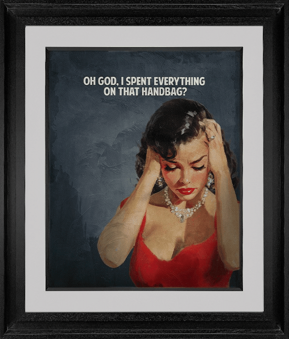 Sam Wolfe - 'That Handbag' - Framed Lenticular Limited Edition