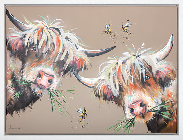 Ashley Saunders -  'Double Trouble' - Framed Original Art