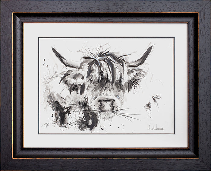 Ashley Saunders - 'Buzzing About - Sketch' - Framed Original Art