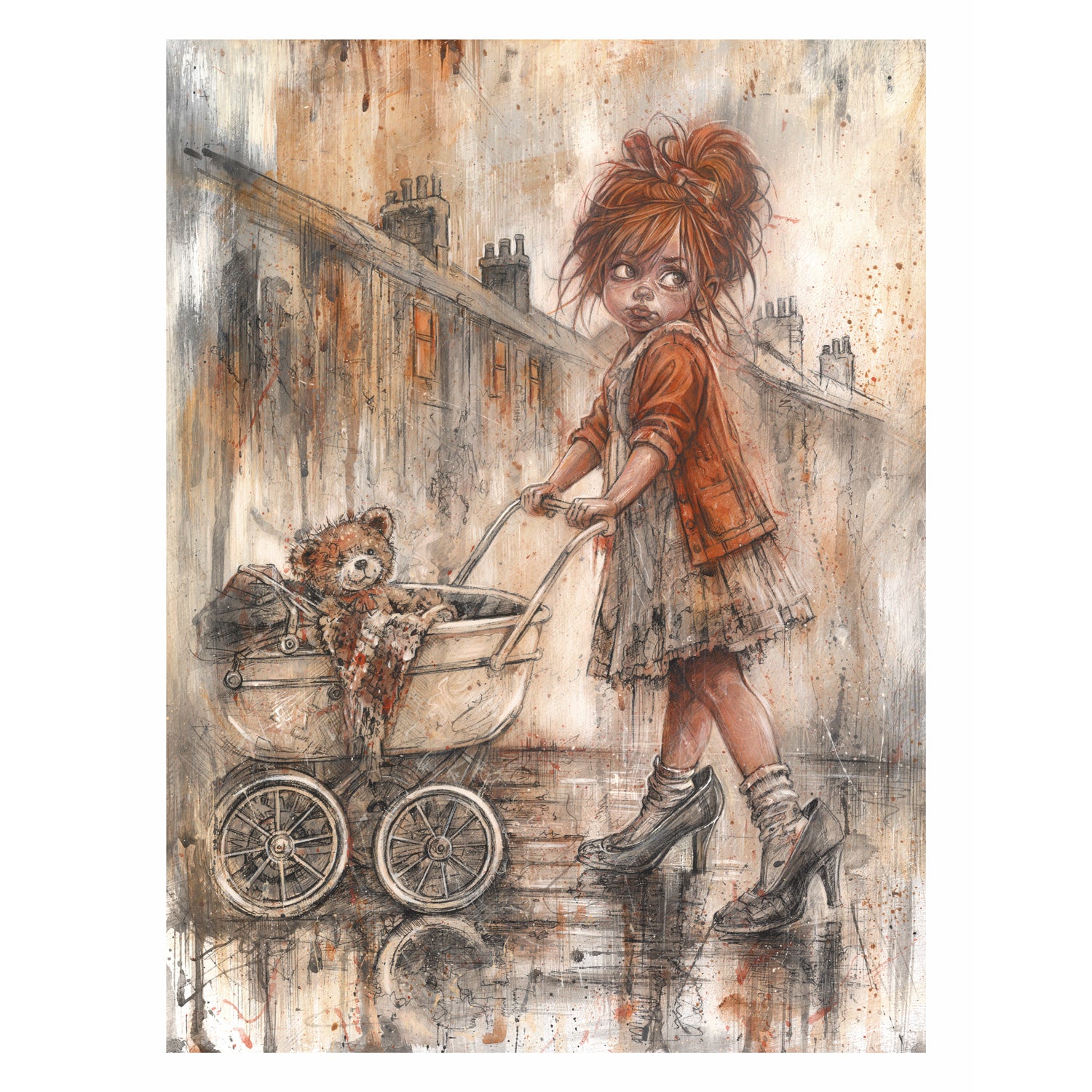 Craig Everett  - 'Mum's Shoes'- Framed Limited Edition