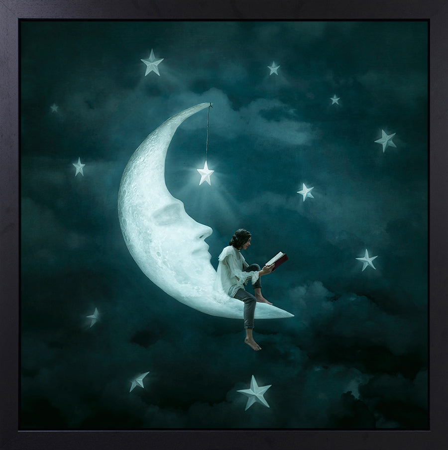 Michelle Mackie - 'Man In The Moon' - Framed Original