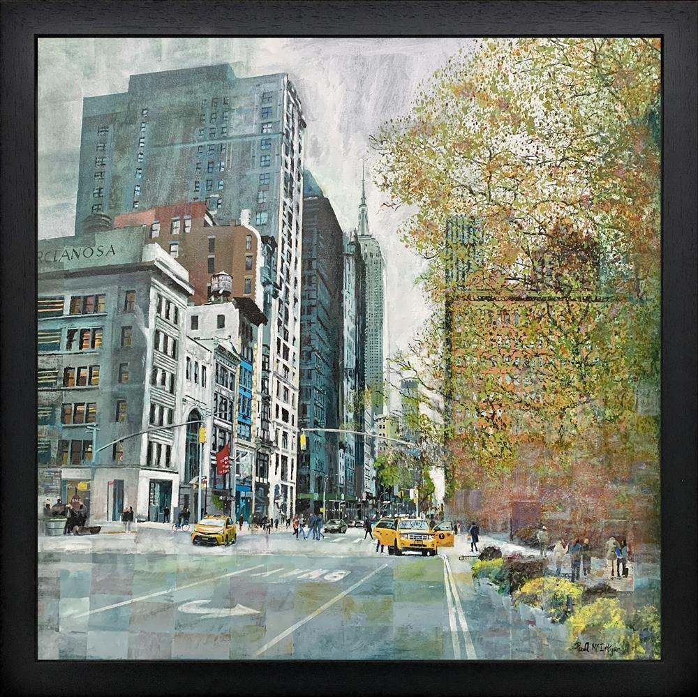 Paul McIntyre - '5th Avenue' - Framed Original Art