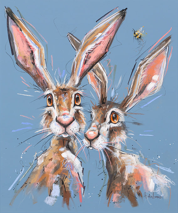 Ashley Saunders -  'Side By Side II' - Framed Original Artwork