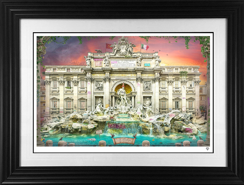 JJ Adams - 'La Fontana Di Trevi' - Framed Limited Edition