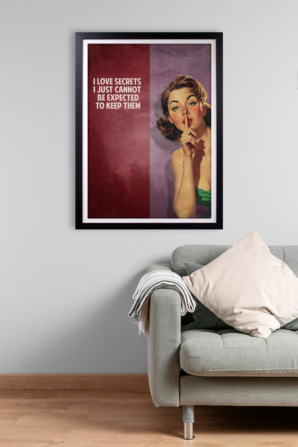 Sam Wolfe - 'I Love Secrets' - Framed Limited Edition