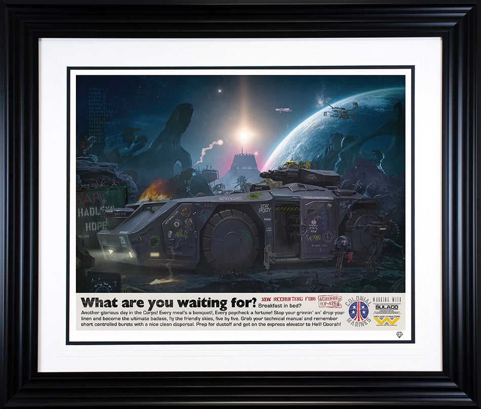 JJ Adams - 'Game Over Man' - Framed Limited Edition