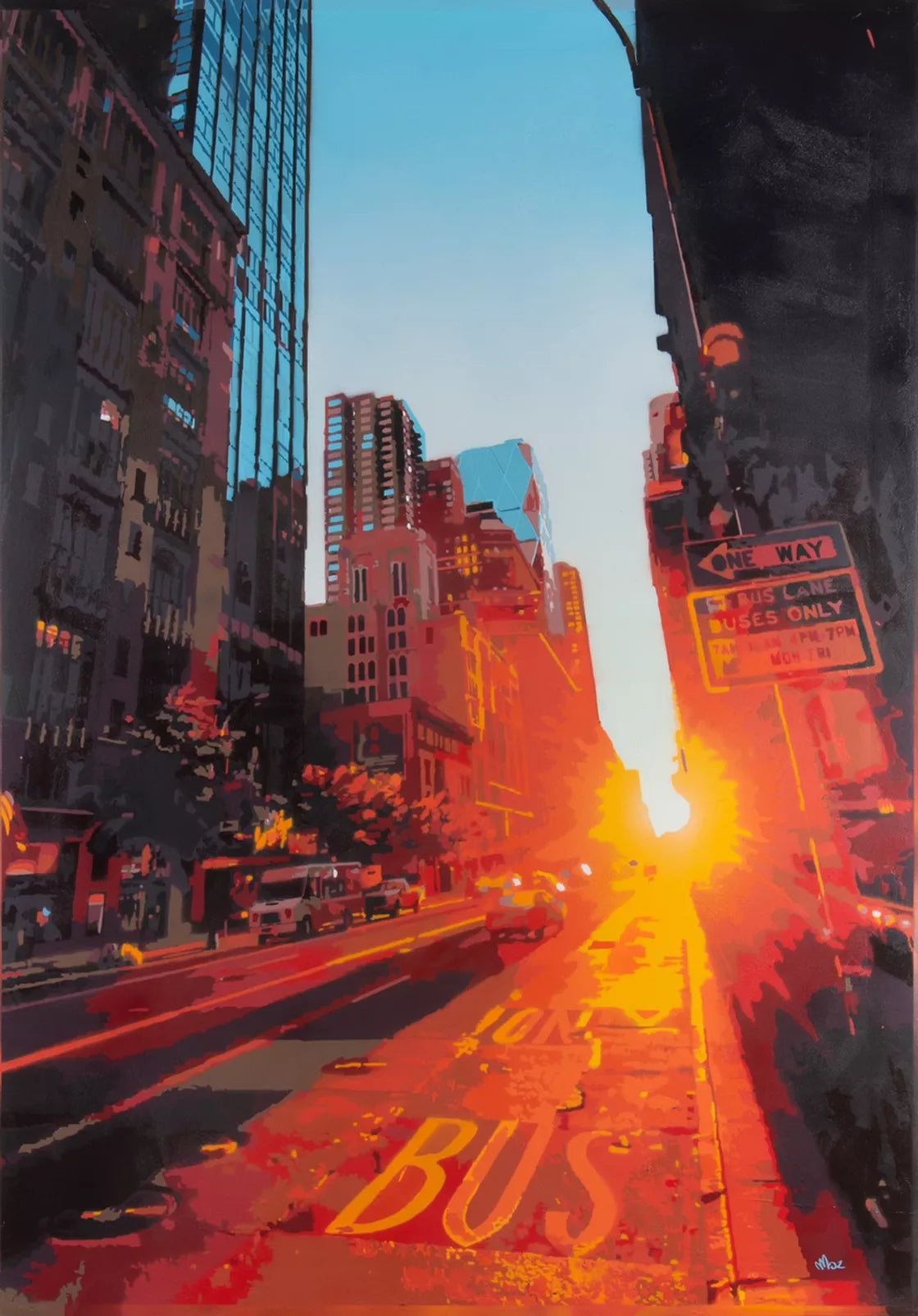 Marco Barberio - ' Manhattanhenge #4' - Original Art