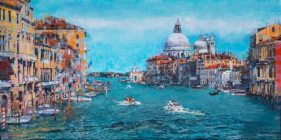 Paul McIntyre - 'View Of The Grand Canal' - Framed Original Artwork