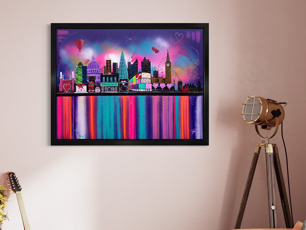 Julie Connor - 'London, Be Mine' - Framed Original Artwork