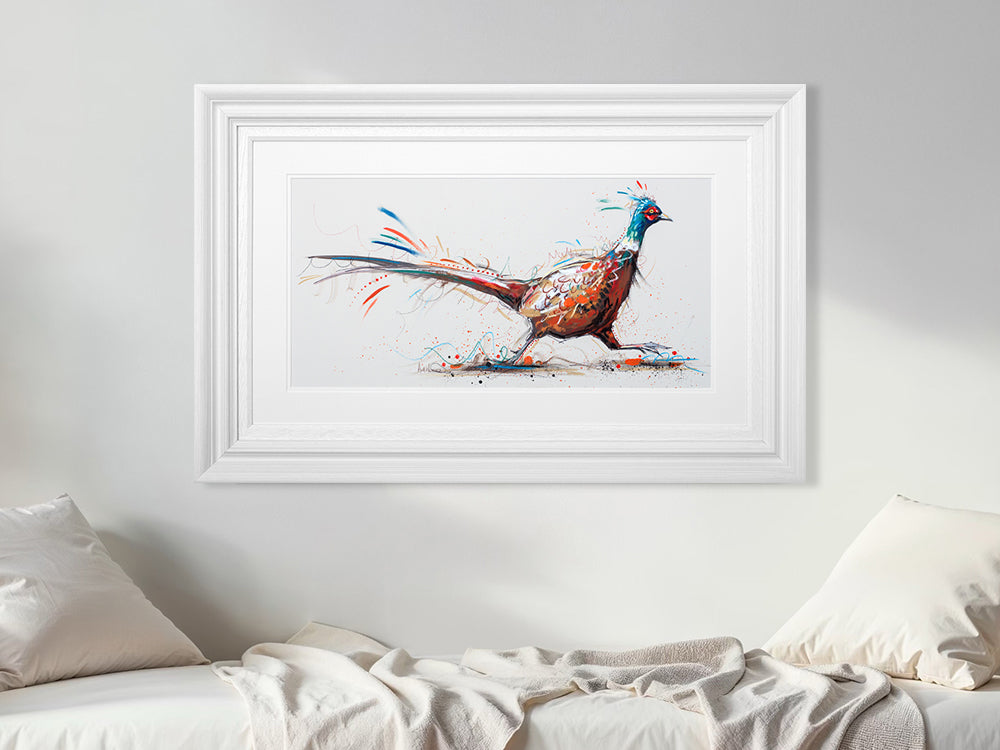 Ashley Saunders -  'The Country Gent' - Framed Original Artwork