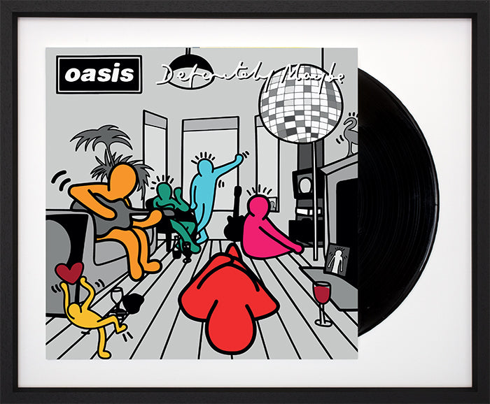 TBOY - 'Definitely Maybe' - Keith Haring Series - Framed Limited Edition