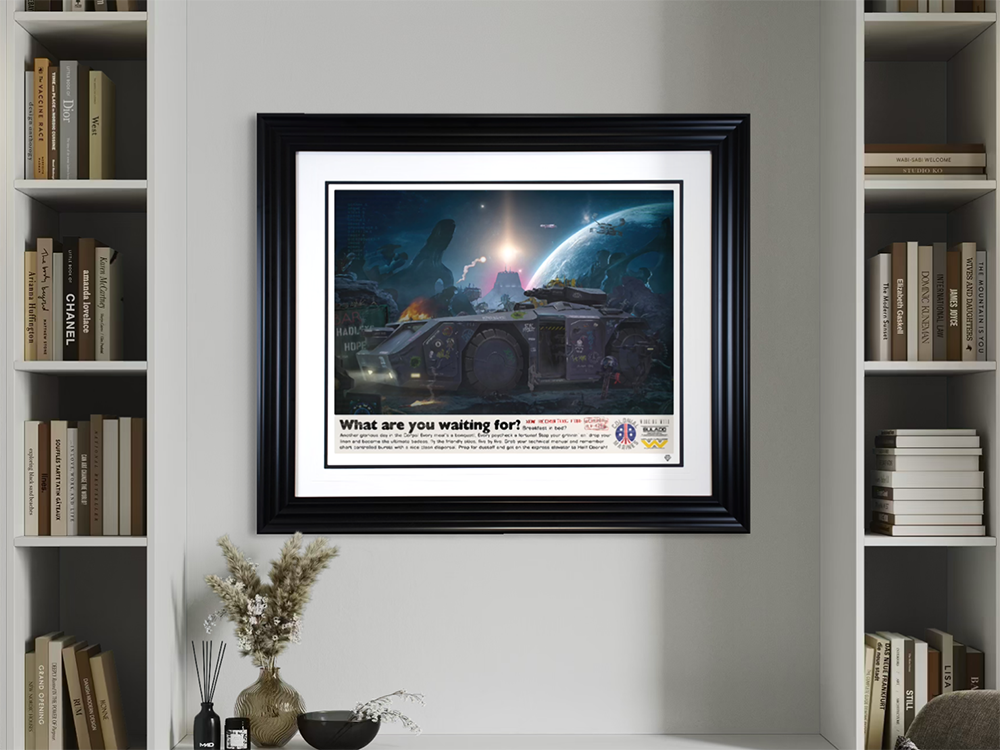 JJ Adams - 'Game Over Man' - Framed Limited Edition