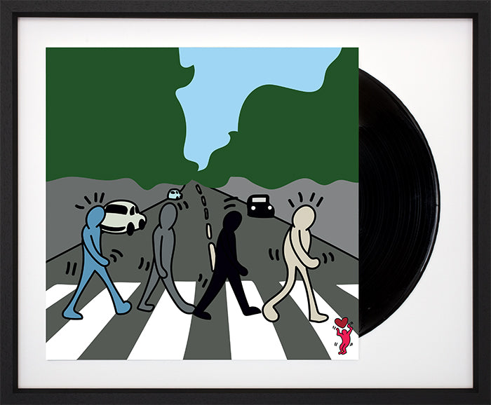 TBOY - 'Abbey Road' - Keith Haring Series - Framed Limited Edition