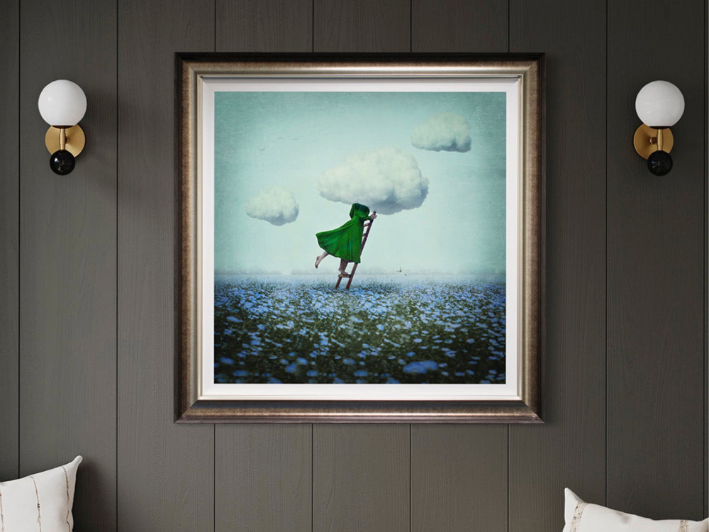 Michelle Mackie - 'Head In The Clouds' - Framed Limited Edition Art