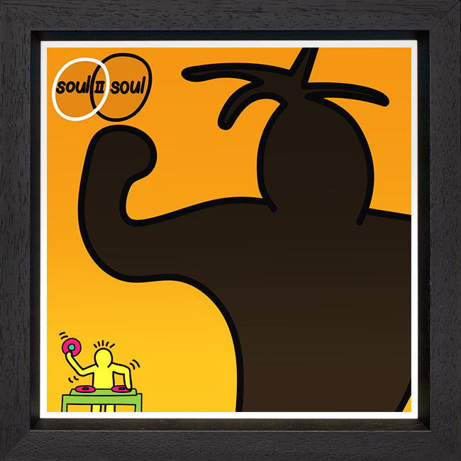 TBOY - 'Club Classics VOL:1  (Soul To Soul)' - Keith Haring 12" Album Series - Framed Limited Edition