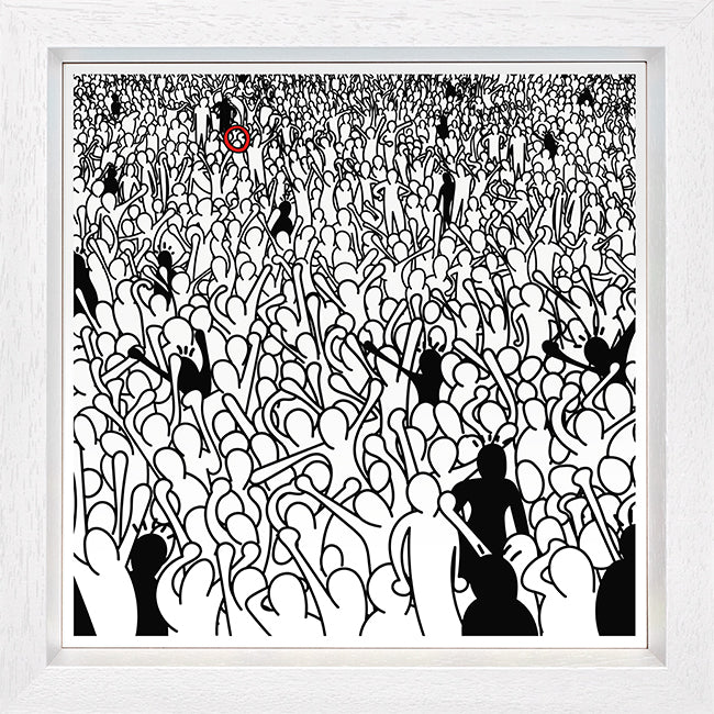 TBOY - 'Listen Without Prejudice (George Michael)' - Keith Haring 12" Album Series - Framed Limited Edition