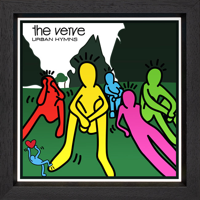 TBOY - 'Urban Hymns (The Verve)' - Keith Haring 12" Album Series - Framed Limited Edition
