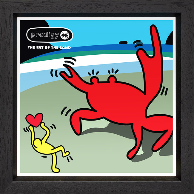 TBOY - 'The Fat Of The Land (Prodigy)' - Keith Haring 12" Album Series - Framed Limited Edition