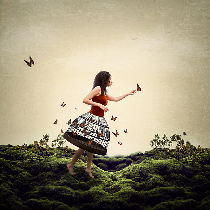 Michelle Mackie - 'Enchanted' - Framed Original Artwork