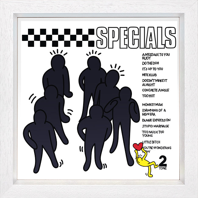 TBOY - 'Specials  (The Specials)' - Keith Haring 12" Album Series - Framed Limited Edition