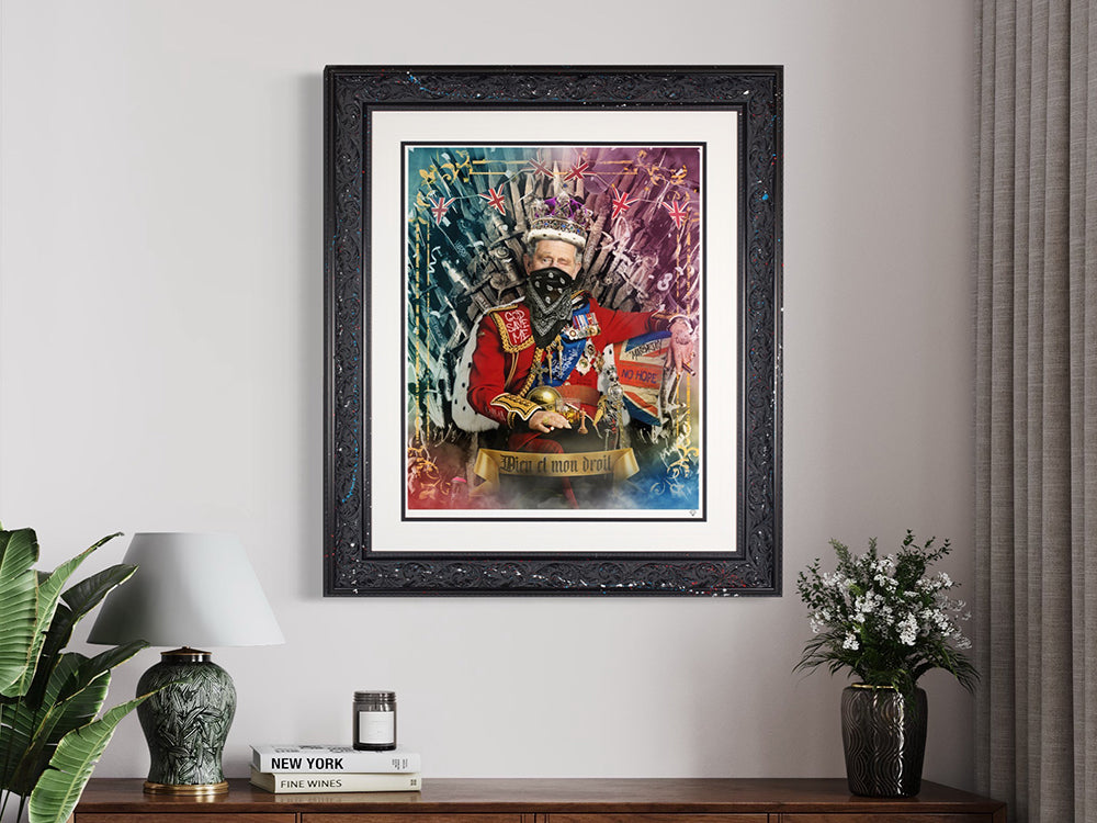 JJ Adams - 'God Save The King' - Framed Limited Edition