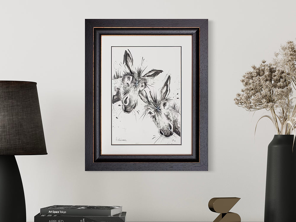 Ashley Saunders - 'Side By Side - Sketch' - Framed Original Art