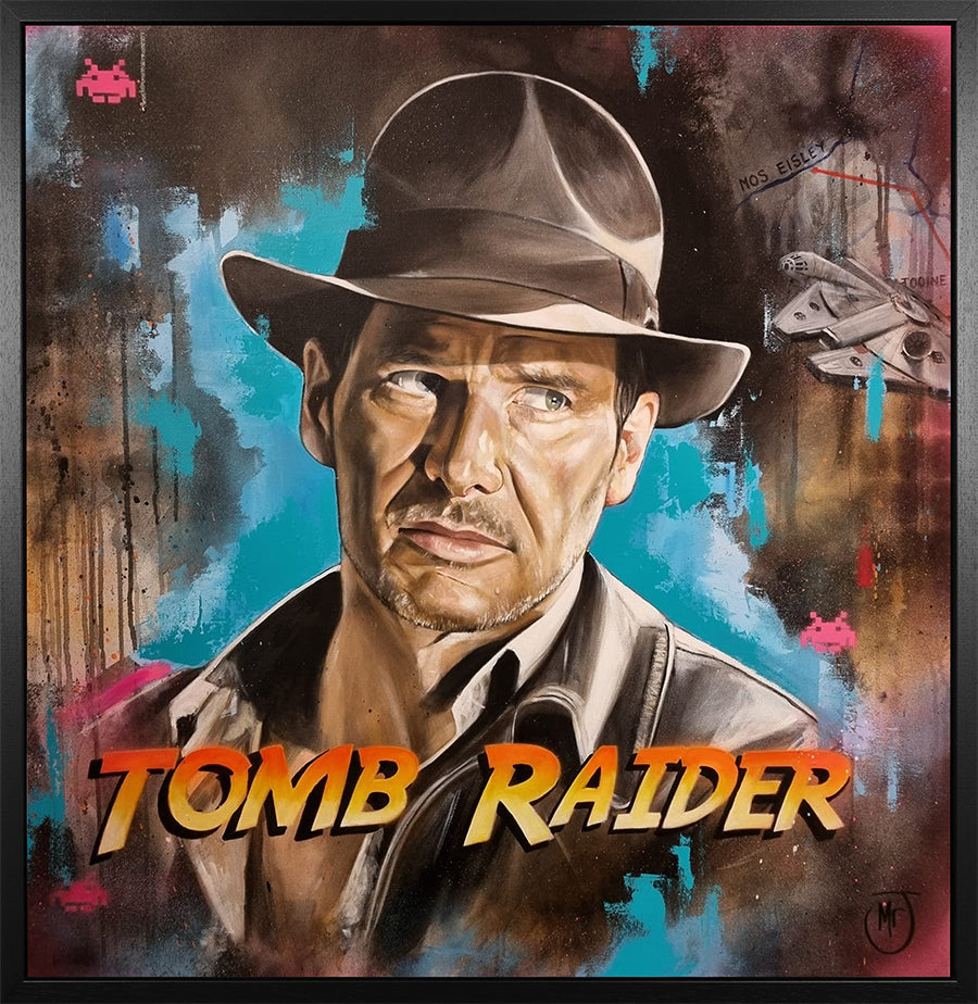 Mr J - 'Tomb Raider' - Framed Original Art