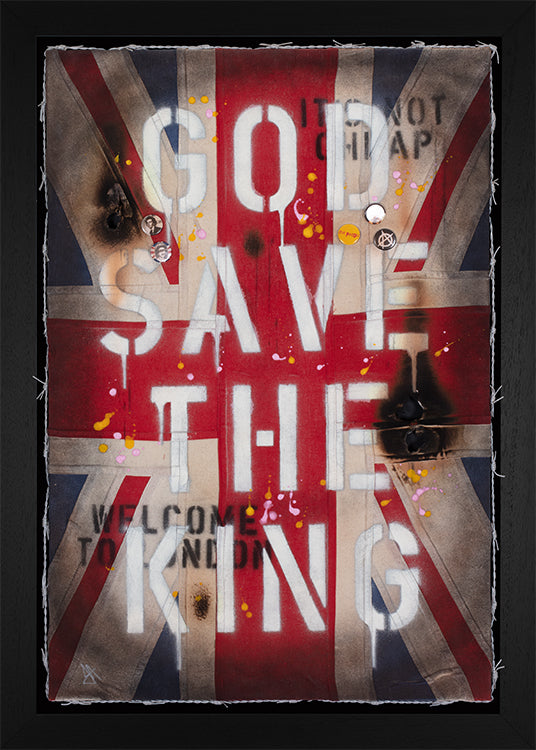 JJ Adams - 'God Save The King II - Flag Original