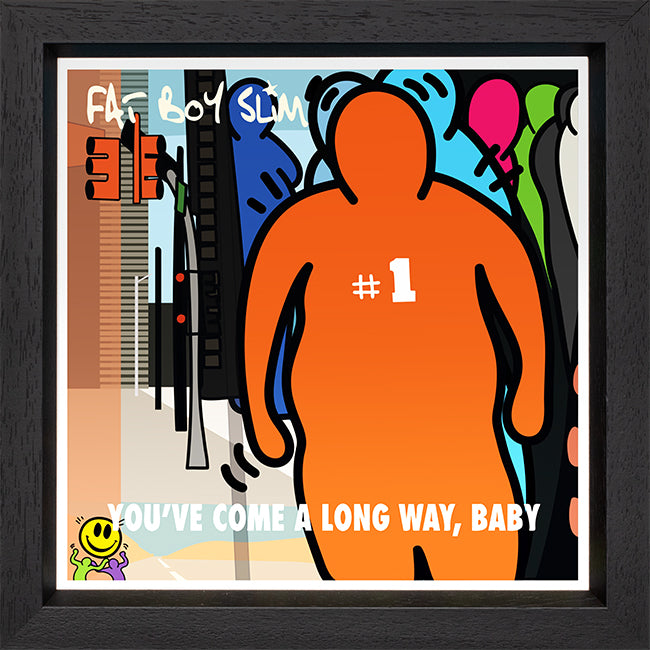 TBOY - 'You've Come A Long Way, Baby(Fat Boy Slim)' - Keith Haring 12" Album Series - Framed Limited Edition