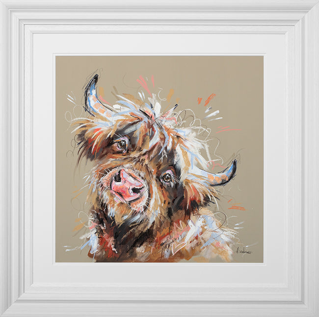 Ashley Saunders -  'Wild N Wooly' - Framed Original Artwork