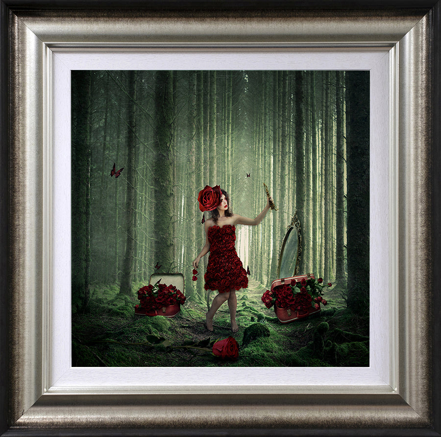 Michelle Mackie - 'With Rose Tinted Glasses' - Framed Limited Edition Art