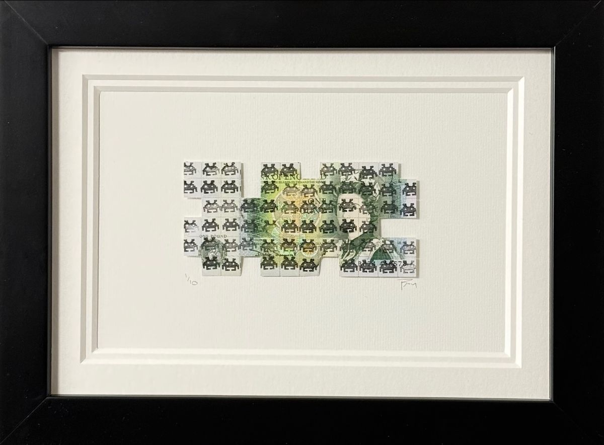TBOY - 'Put It On The Tab' - Currency Collection - Framed Limited Edition