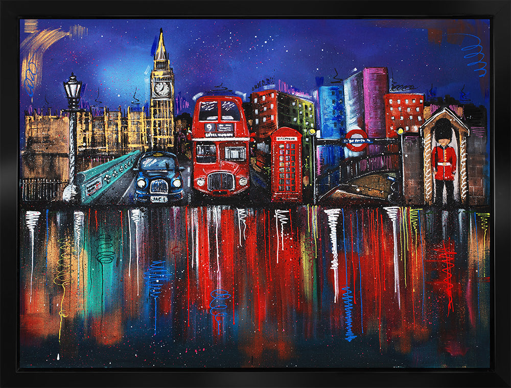Julie Connor - 'A London Connection' - Framed Original Artwork — New ...